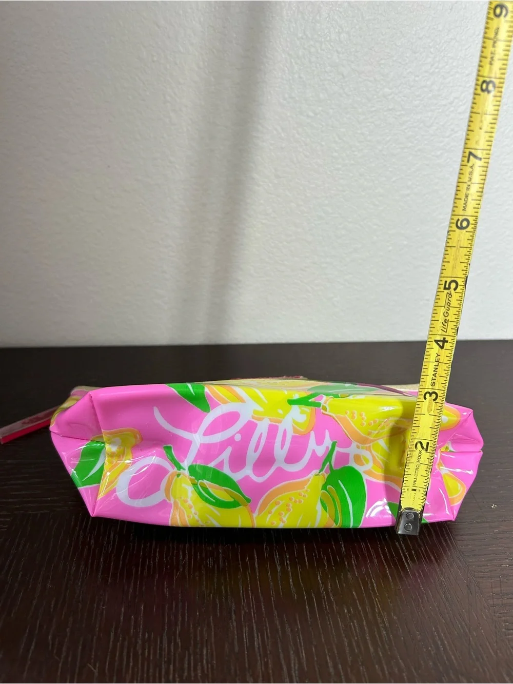 Lilly Pulitzer For Estée Lauder Pink Lemon-Print Cosmetic Pouch Novelty Chic